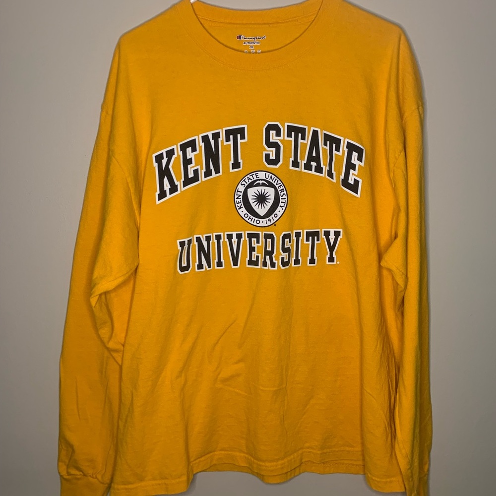 Kent State University Champion Long sleeve shirt SIZE: XL